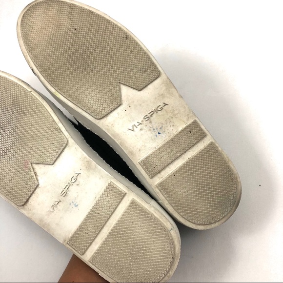 Via Spiga Maliah Croc Embossed Sneaker - Picture 6 of 7